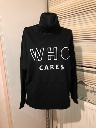 Diğer Who cares sweetshirt
