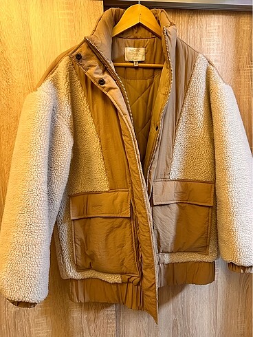 s Beden Pull and bear peluş mont