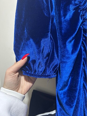 Süet elbise - Görsel 6