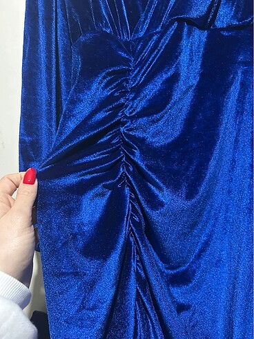 Süet elbise - Görsel 5