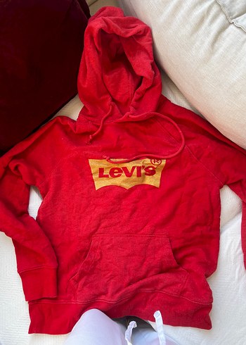 Levis Levi S Kirmizi Kapusonlu Sweatshirt