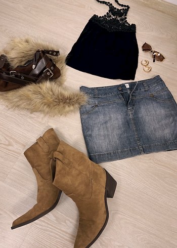 36 beden mini kot etek - Görsel 2