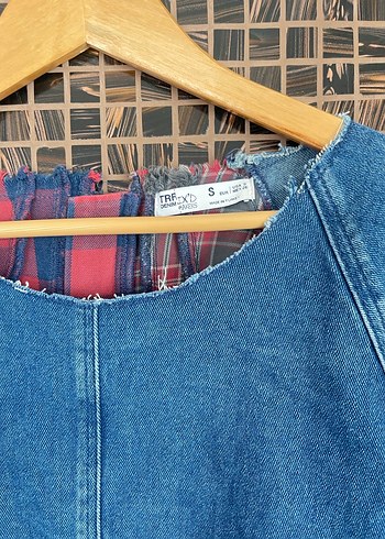 Zara Denim Salaş Bluz - Görsel 3