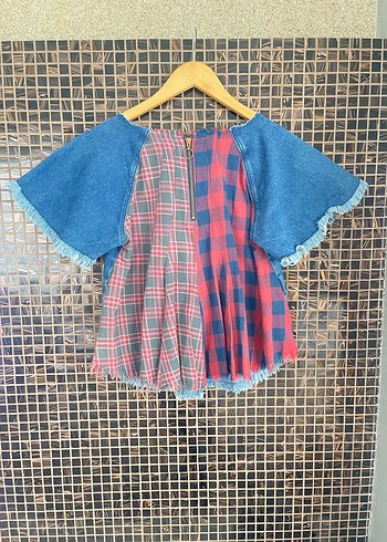 Zara Denim Salaş Bluz - Görsel 2