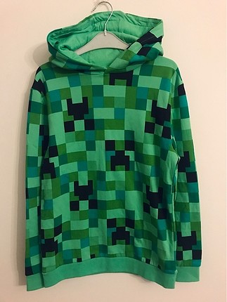 Minecraft sweatshirt 14/15 yaş