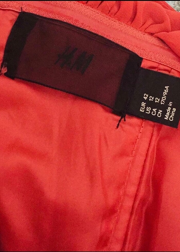 H&M Elbise şifon midi boy - Görsel 3
