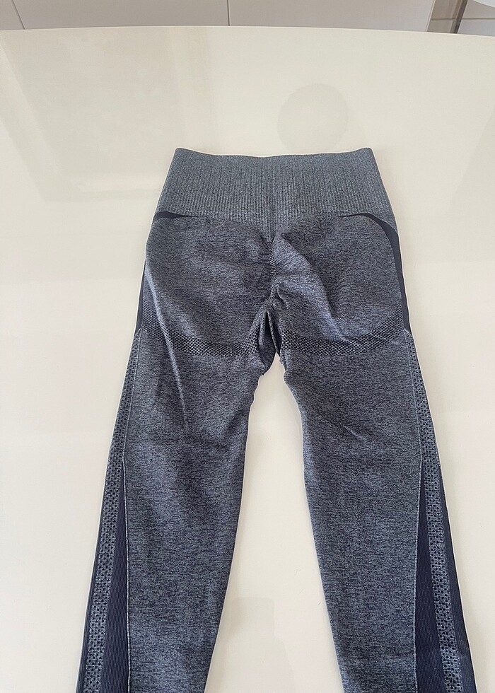 Spor Tayt Likralı  gri renk s/m beden uyumlu - Görsel 2