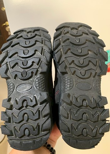 Kız Çocuk Siyah-Pembe Cırtlı Spor Ayakkabı - Görsel 5