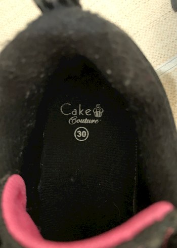 Kız Çocuk Siyah-Pembe Cırtlı Spor Ayakkabı - Görsel 6