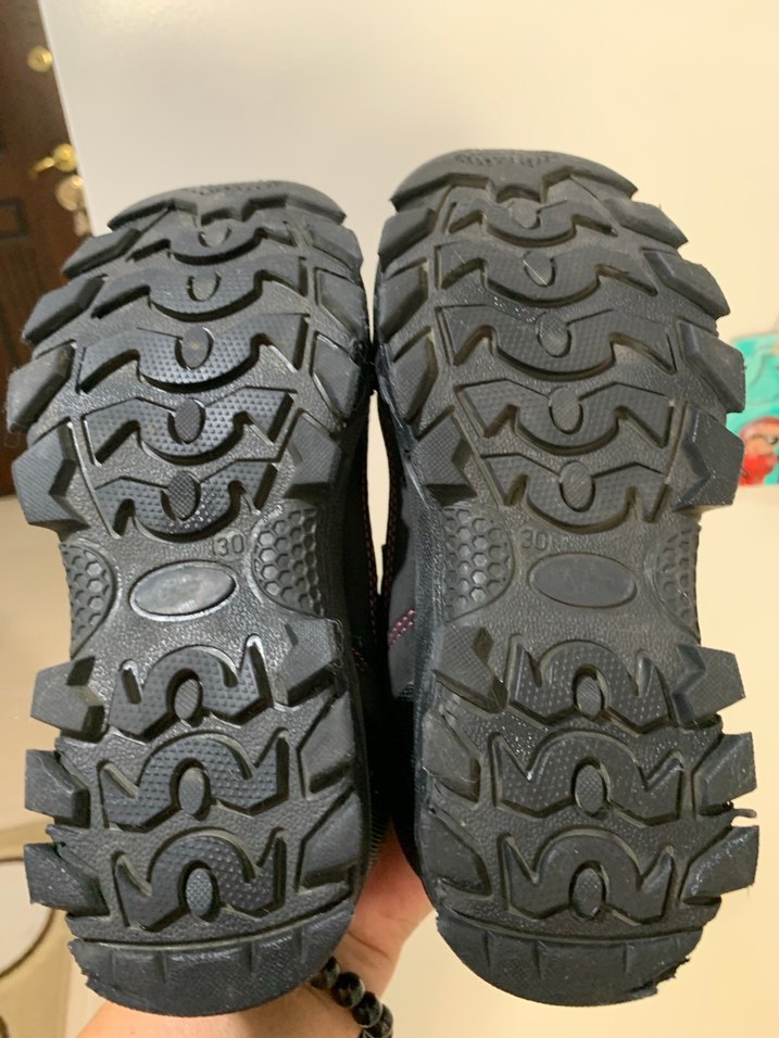 Kız Çocuk Siyah-Pembe Cırtlı Spor Ayakkabı - Görsel 5