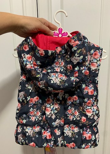 Kız Çocuk Çift Taraflı Yelek - Görsel 4