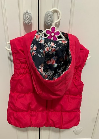 Kız Çocuk Çift Taraflı Yelek - Görsel 2