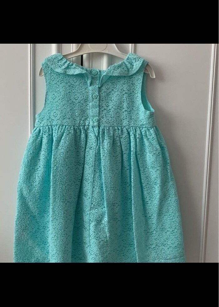 24-36 aylık turkuaz elbise - Görsel 2