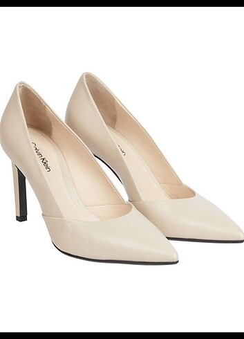 Calvin Klein deri stiletto
