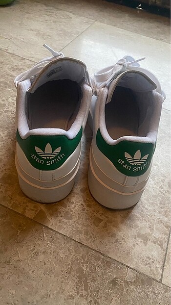 38 Beden beyaz Renk Adidas stan smith kalın taban