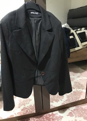 Gri Blazer Ceket - Görsel 2