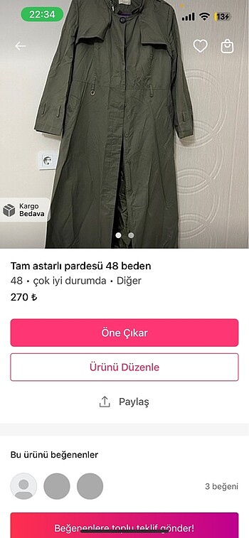 Diğer 3 adet ürün