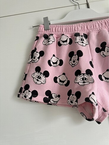 13-14 Yaş Beden pembe Renk Zara Mickey şort