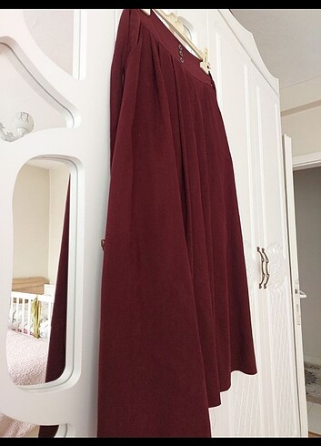36 Beden bordo Renk Bordo suet tesettur etek