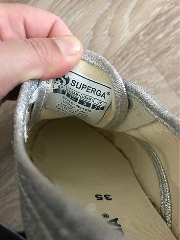 Superga Superga orjinal gümüş renk spor ayakkabı