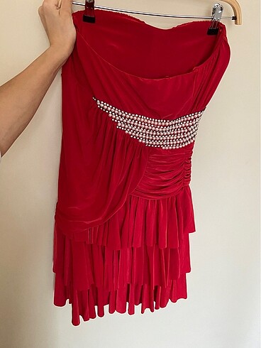 Zara Gece elbisesi nişan kına kıyafeti göğüs çevresi 80 boy 75 S m be