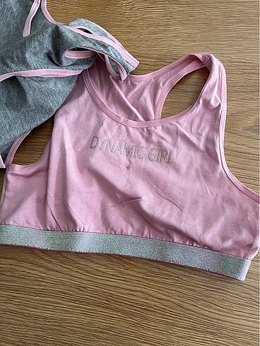 Crop kız çocuk penye içlik penti 11-12 yaş etiketli beden uymadı - Görsel 3