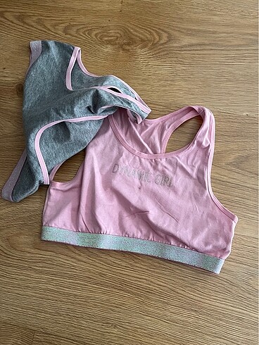 Crop kız çocuk penye içlik penti 11-12 yaş etiketli beden uymadı - Görsel 4