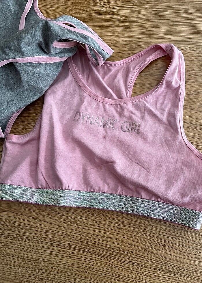 Crop kız çocuk penye içlik penti 11-12 yaş etiketli beden uymadı - Görsel 3
