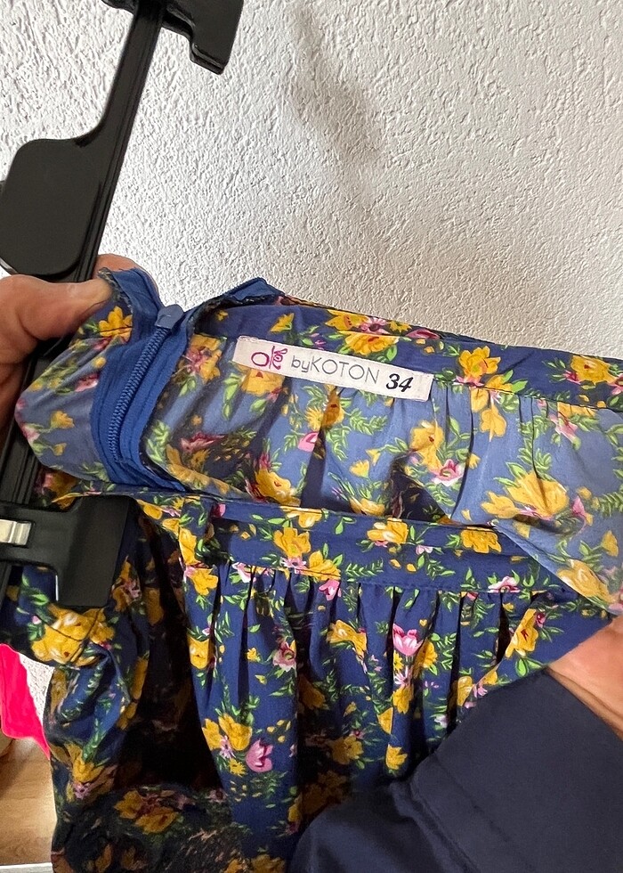 Şifon etek koton 34 beden iyi durumda - Görsel 3