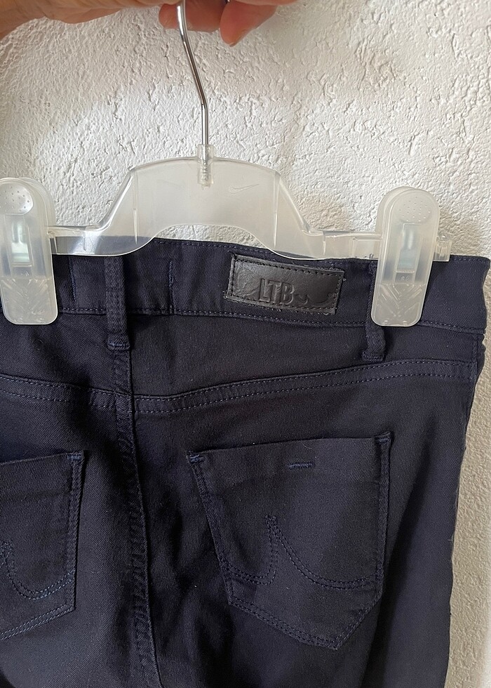 İspanyol paça pantolon kumaşı efsane xs beden lacivert renk Ltb  - Görsel 3