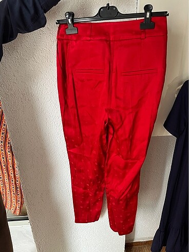 Twist pantolon pamuk saten yıldız detay 34 beden etiketli ürün - Görsel 5