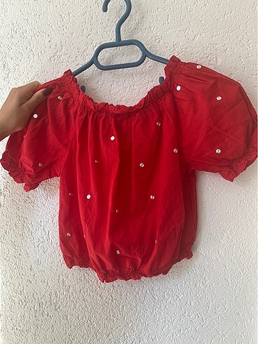 Üst bluz kız çocuk 10-11 yaş zara ince keten iç göstermez