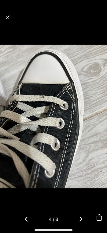 36 Beden siyah Renk Orjinal converse