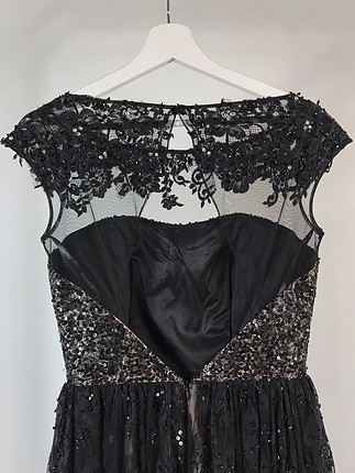m Beden siyah Renk Parıltılı elbise
