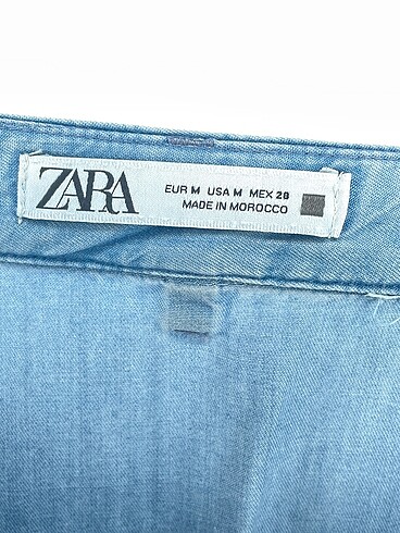 m Beden mavi Renk Zara Mini Şort %70 İndirimli.