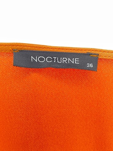 36 Beden turuncu Renk Nocturne Uzun Elbise %70 İndirimli.