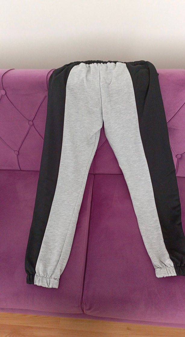 Jordan Erkek Gri Siyah Fermuarlı Eşofman Altı - Görsel 4