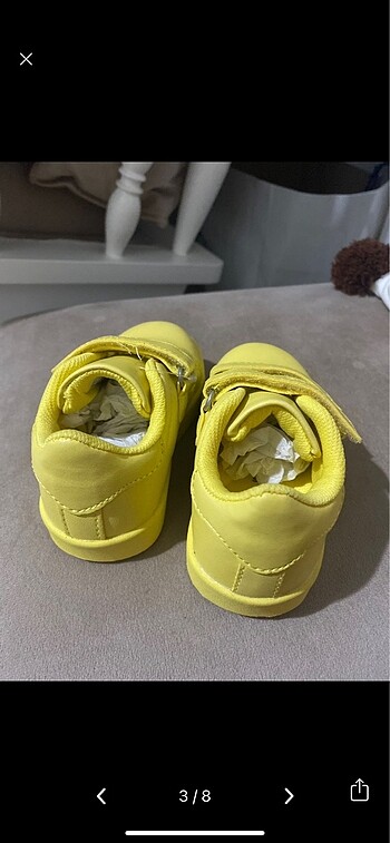 20 Beden sarı Renk UNISEX ÇOCUK IŞIKLI AYAKKABI VİCCO