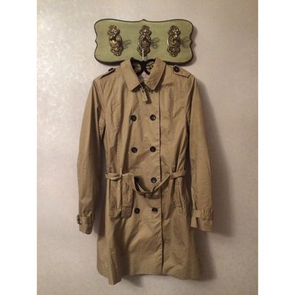 Pull and Bear, M beden camel renginde trenckot