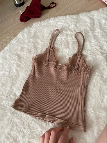 s Beden dantelli crop