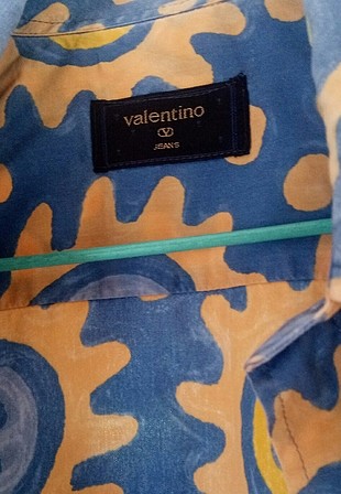 Valentino harika bir vintage gömlek L ve XL uyumlu 0 pamuklu