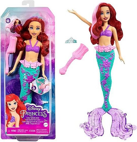 Renk değiştiren saçlı disney prenses