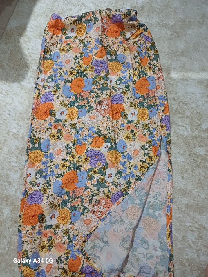 Çiçek Desenli Bohem Kadın Etek - Görsel 2