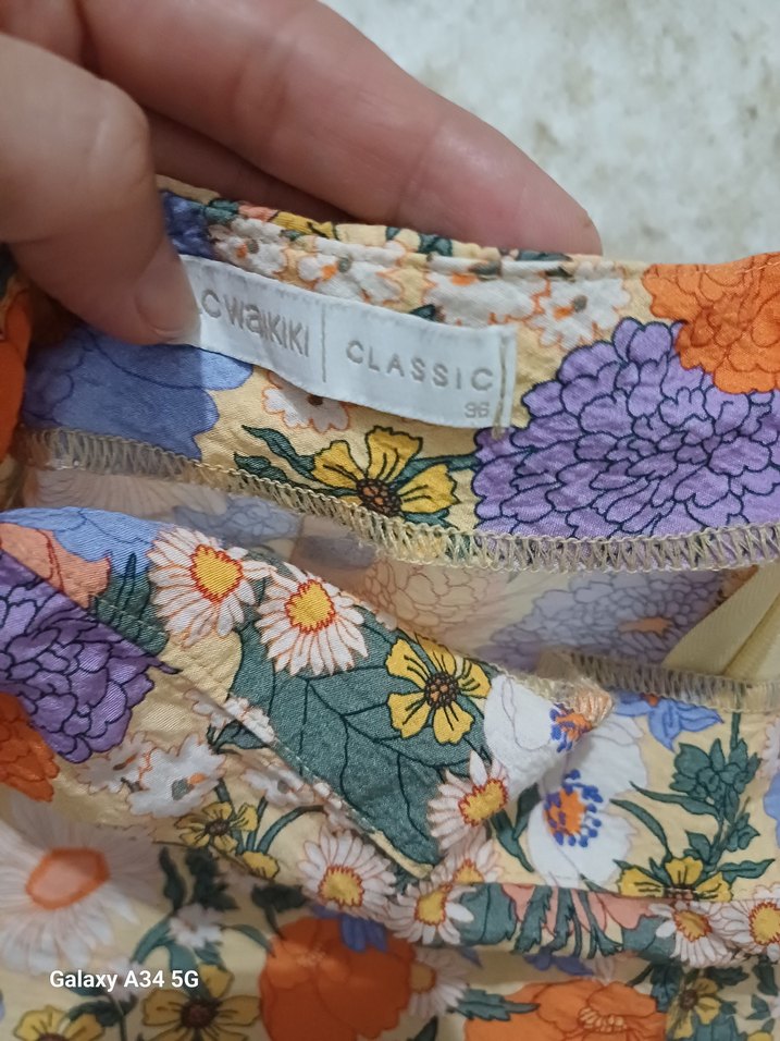 Çiçek Desenli Bohem Kadın Etek - Görsel 4