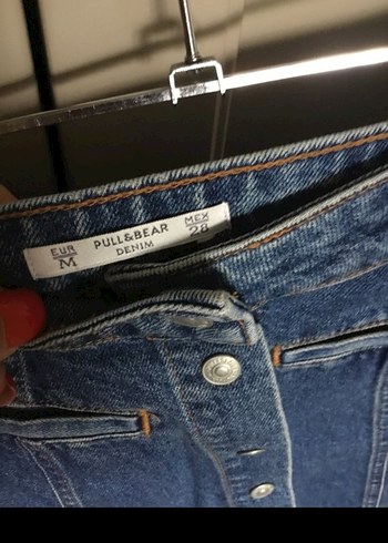 Düğmeli Kot Etek - Görsel 2