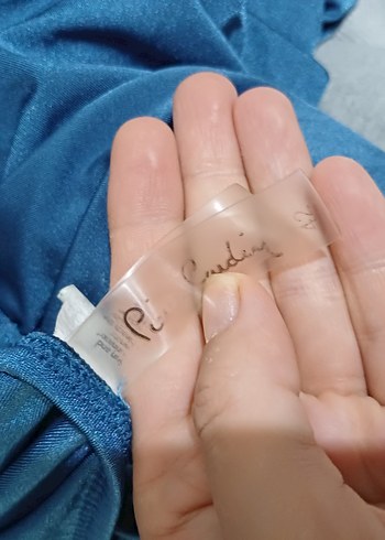 42 Beden lacivert Renk Lacivert Drapeli Askılı Midi Mayo