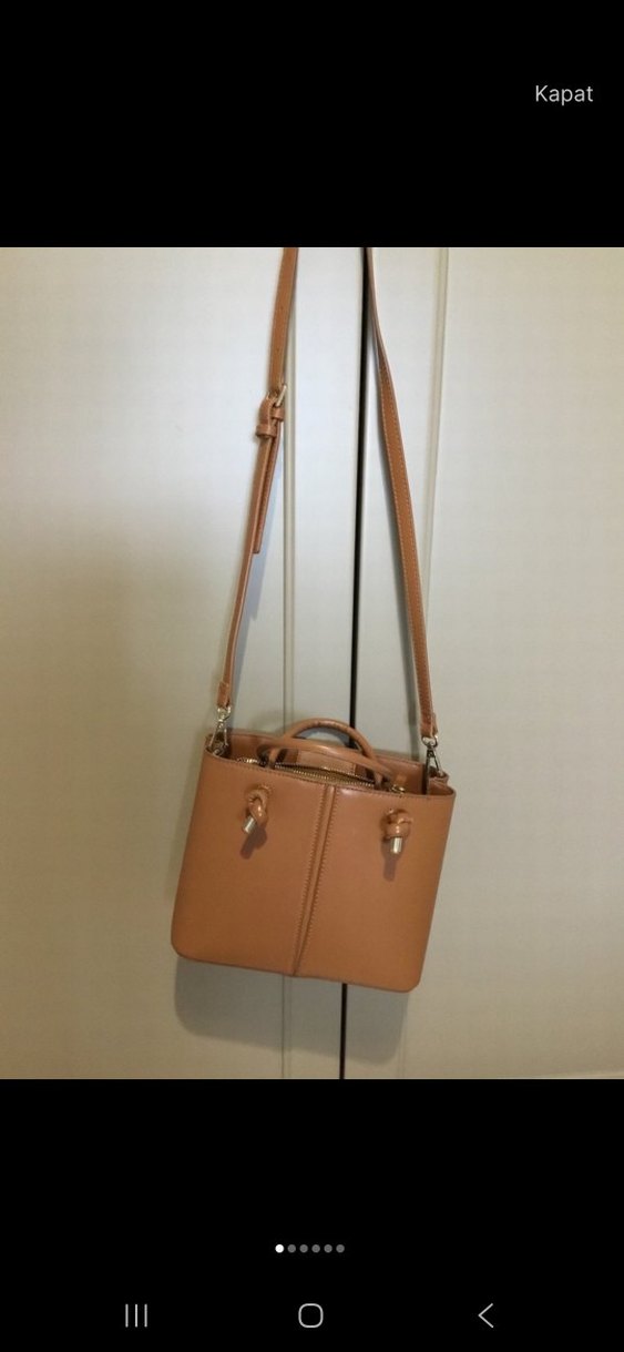 Taba Deri Kadın El Çantası - Görsel 2
