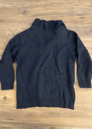 Mavi Jeans Lacivert Uzun Kollu Düğmeli Kazak - Görsel 5