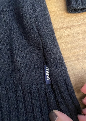 Mavi Jeans Lacivert Uzun Kollu Düğmeli Kazak - Görsel 8