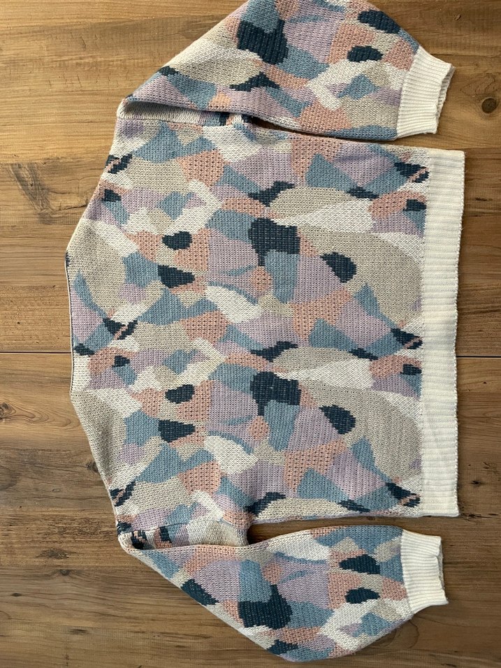 Trendyol Renkli Midi Triko Hırka - Görsel 4